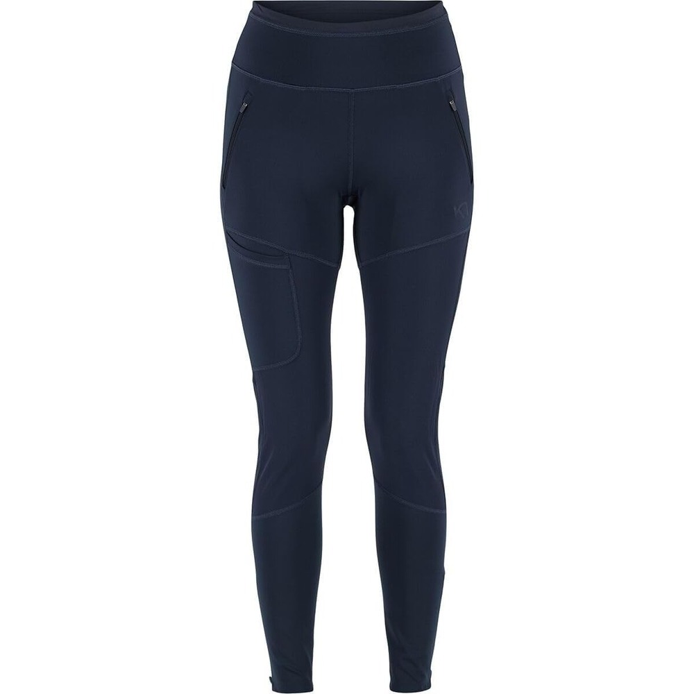Kari Traa Sanne Tights Leggings Womens XS‎ Royal Blue Stretch Pockets $120